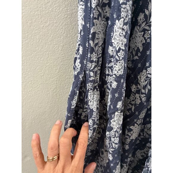 Jopna Women Pants & Jumpsuits Rompers Sleeveless Blue floral bohemian size small - Picture 5 of 7